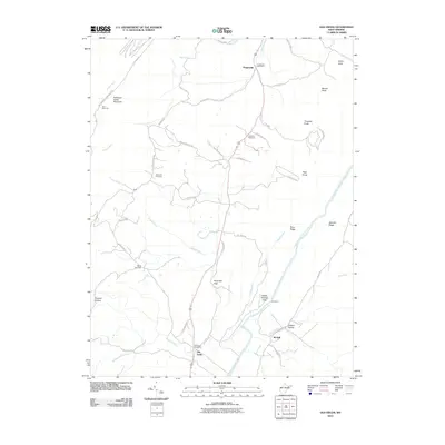 2011 Map of Old Fields, 2011 Print