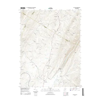 2014 Map of Old Fields, 2014 Print