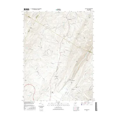 2016 Map of Old Fields, 2016 Print