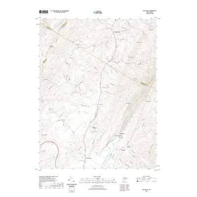 2019 Map of Old Fields, 2019 Print