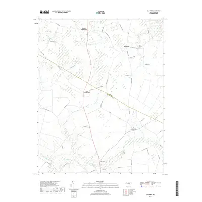 2019 Map of Old Ford, 2019 Print