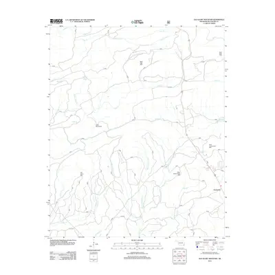 2013 Map of Old Glory Mountain, 2013 Print