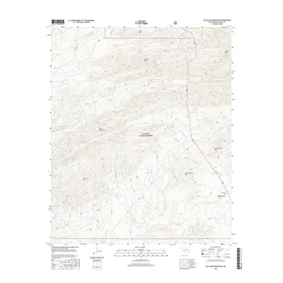 2016 Map of Old Glory Mountain, 2016 Print
