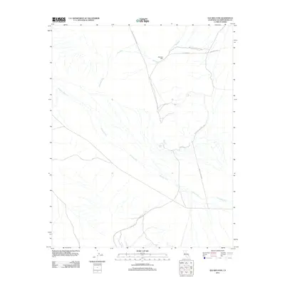 2012 Map of Old Ibex Pass, 2012 Print
