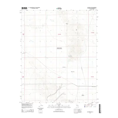 2015 Map of Old Ibex Pass, 2015 Print