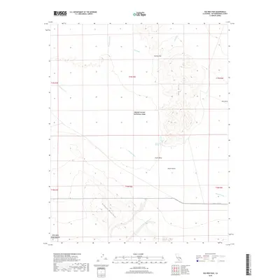 2018 Map of Old Ibex Pass, 2018 Print