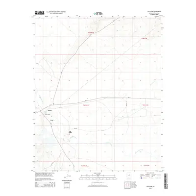 2014 Map of Old Leupp, 2014 Print