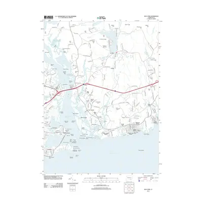 2012 Map of Old Lyme, 2012 Print