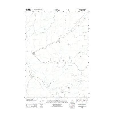 2012 Map of Old Maid Gulch, 2012 Print