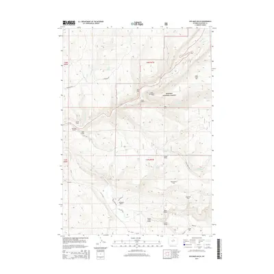 2015 Map of Old Maid Gulch, 2015 Print