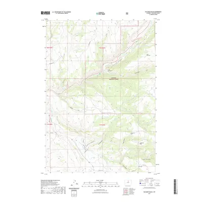 2021 Map of Old Maid Gulch, 2021 Print
