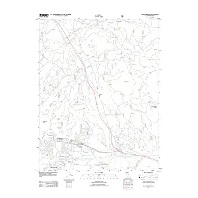 2012 Map of Old Mammoth, 2012 Print
