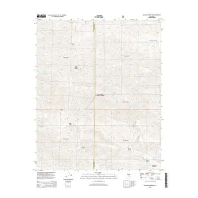 2015 Map of Old Man Mountain, 2015 Print