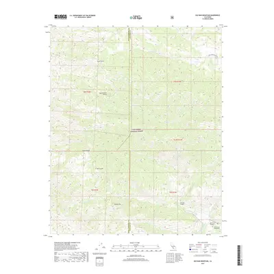 2018 Map of Old Man Mountain, 2018 Print