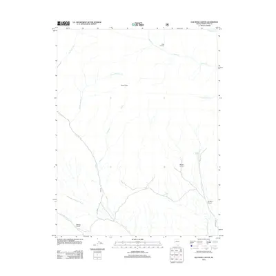 2012 Map of Old Mans Canyon, 2012 Print