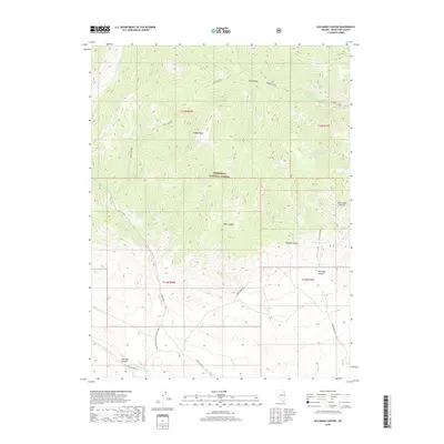2018 Map of Old Mans Canyon, 2018 Print