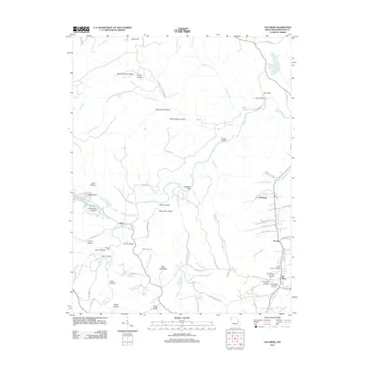 2012 Map of Old Mines, 2012 Print