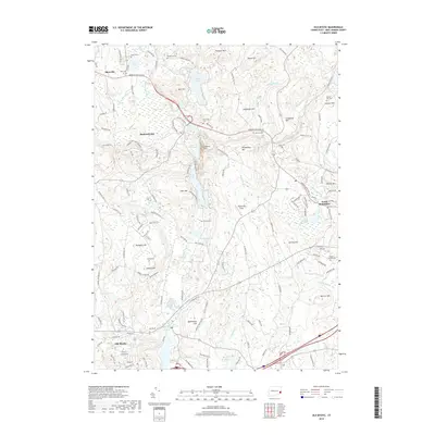 2018 Map of Old Mystic, 2018 Print