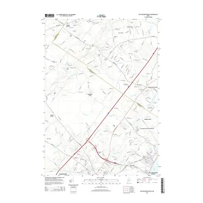 2014 Map of Old Orchard Beach, 2014 Print