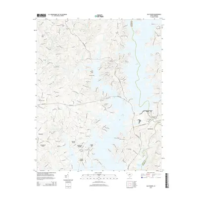 2014 Map of Old Pickens, 2014 Print
