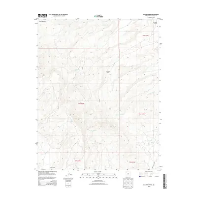 2013 Map of Old Pine Spring, 2013 Print