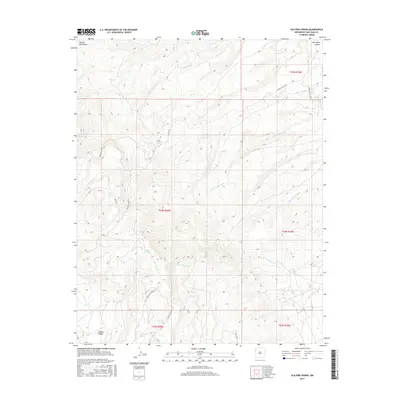 2017 Map of Old Pine Spring, 2017 Print