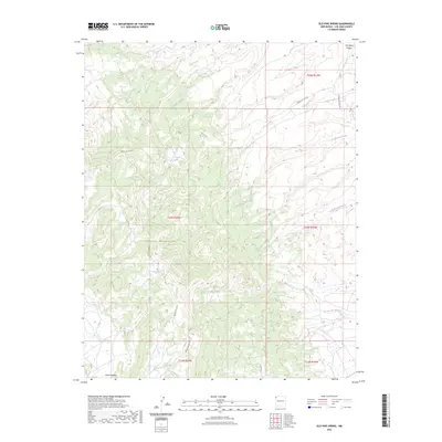 2023 Map of Old Pine Spring, 2023 Print