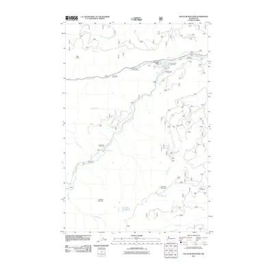 2011 Map of Old Scab Mountain, 2011 Print