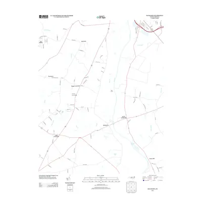 2013 Map of Old Sparta, 2013 Print
