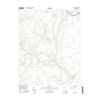 2016 Map of Old Sparta, 2016 Print