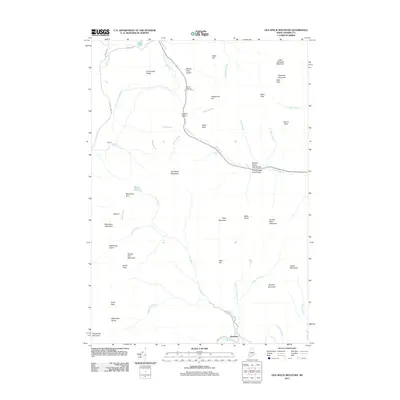 2011 Map of Old Speck Mountain, 2011 Print