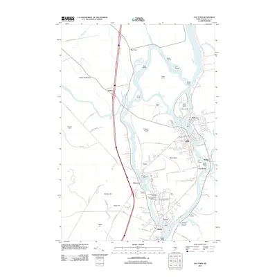 2011 Map of Old Town, 2011 Print