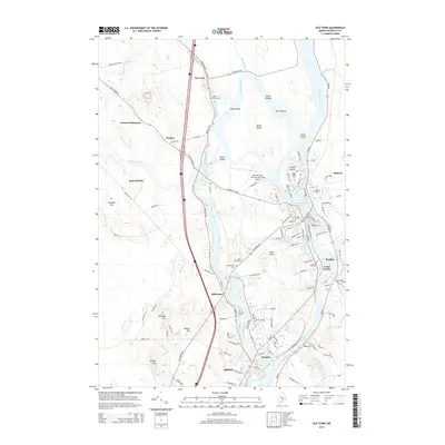 2014 Map of Old Town, 2014 Print