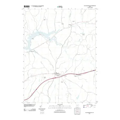 2010 Map of Old Washington, 2010 Print