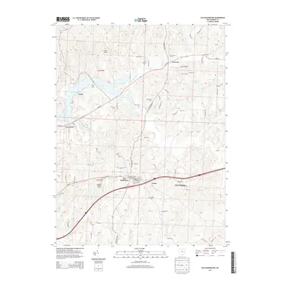 2013 Map of Old Washington, 2013 Print