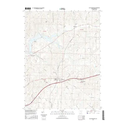 2016 Map of Old Washington, 2016 Print