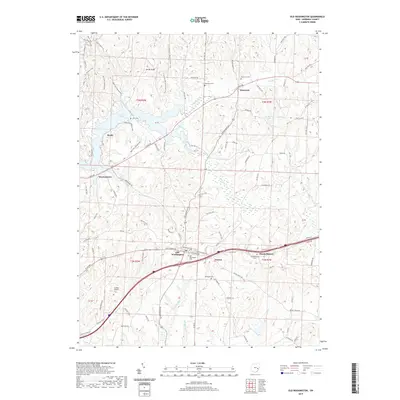 2019 Map of Old Washington, 2019 Print