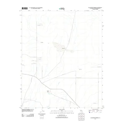 2012 Map of Old Woman Springs, 2012 Print