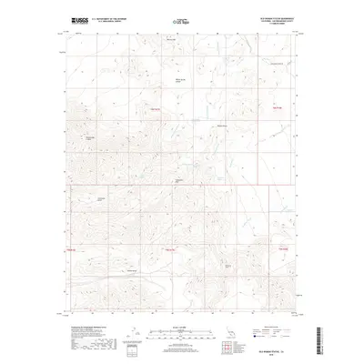 2018 Map of Old Woman Statue, 2018 Print
