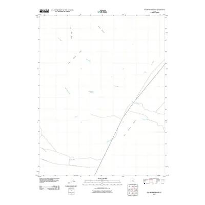 2010 Map of Old Woman Wash, 2010 Print