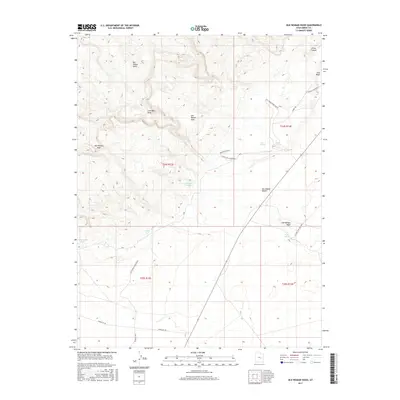 2017 Map of Old Woman Wash, 2017 Print