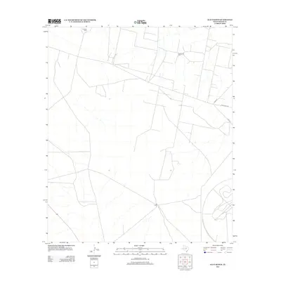 2012 Map of Old X Ranch, 2012 Print
