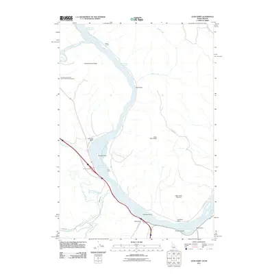 2011 Map of Olds Ferry, 2011 Print