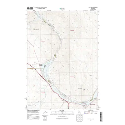 2013 Map of Olds Ferry, 2013 Print
