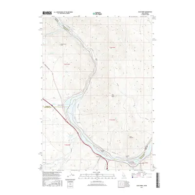 2017 Map of Olds Ferry, 2017 Print