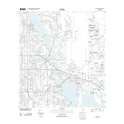 2012 Map of Oldsmar, 2012 Print