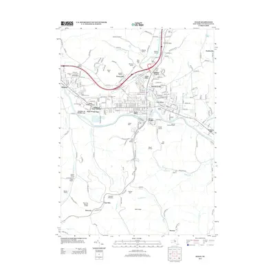 2013 Map of Olean, 2013 Print