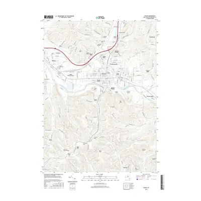 2016 Map of Olean, 2016 Print