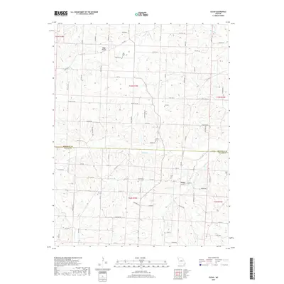 2017 Map of Olean, 2017 Print