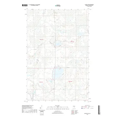 2019 Map of O'Leary Lake, 2019 Print
